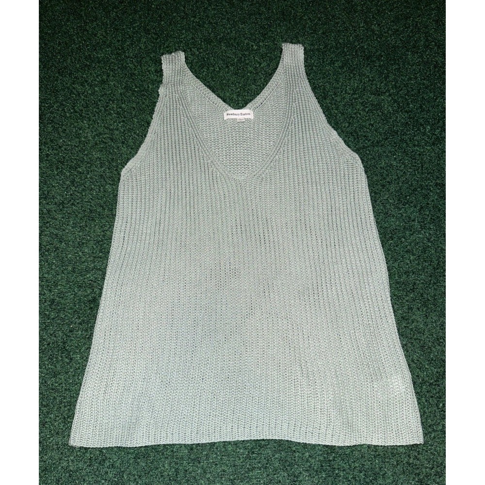 Newbury Kustom Knitted Women's Tank Top Sweater Size Large G5